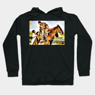 THE IRON HORSE 1924 John Ford Silent Movie Still Art Hoodie